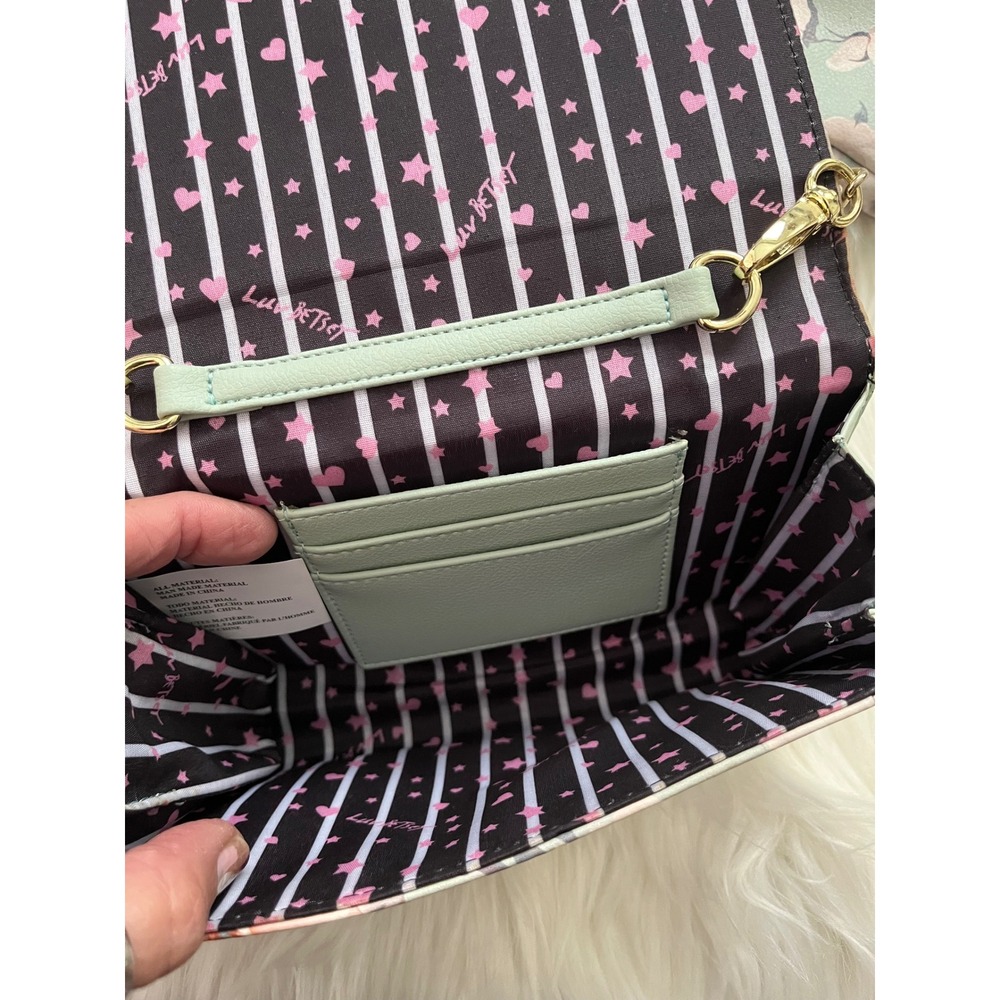 Luv Betsey by Betsey Johnson Mint Crossbody Purse w/ Coin Purse - Picture 3 of 7